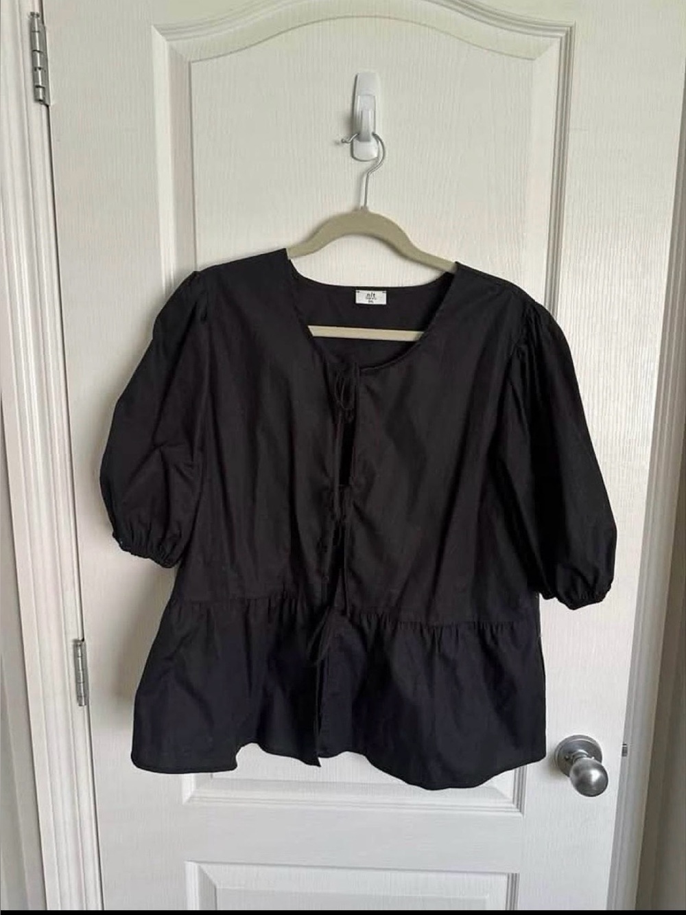 NLT Paloma Tie Top in Black